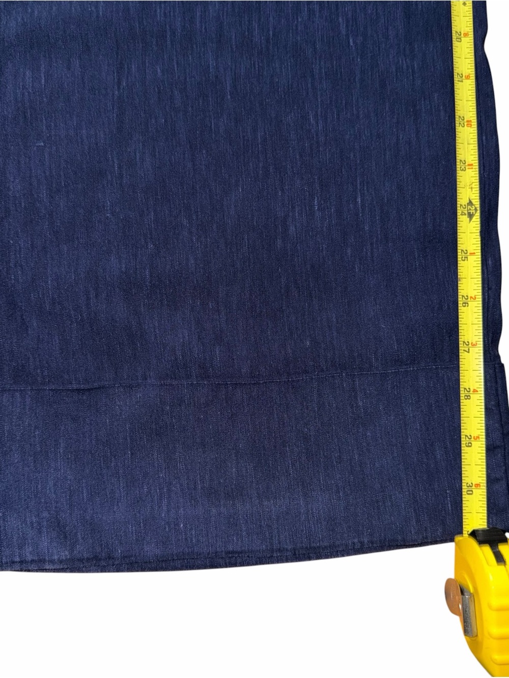 Kut from the Kloth Meg High Rise Linen Blend Wide Leg Pants Blue Medium - Picture 6 of 7